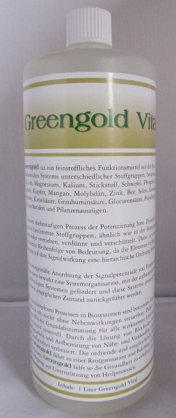 Greengold Vital 1 Liter Flasche