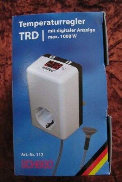 Temperaturregler TDR mit digitaler Anzeige max.1000 Watt