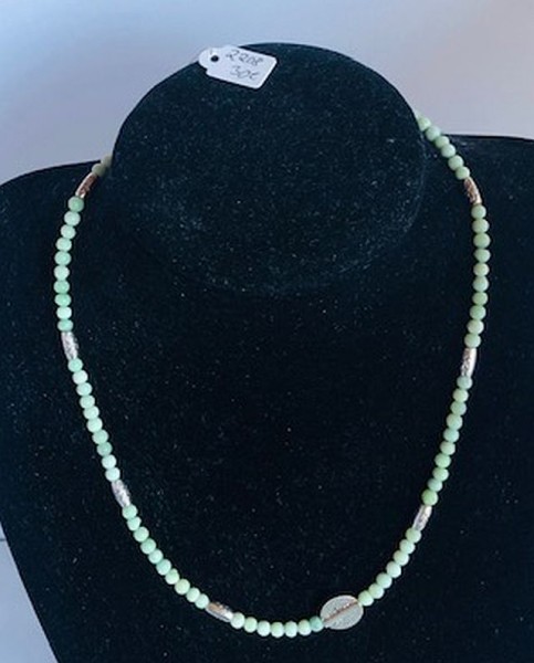 Kette grüner Opal