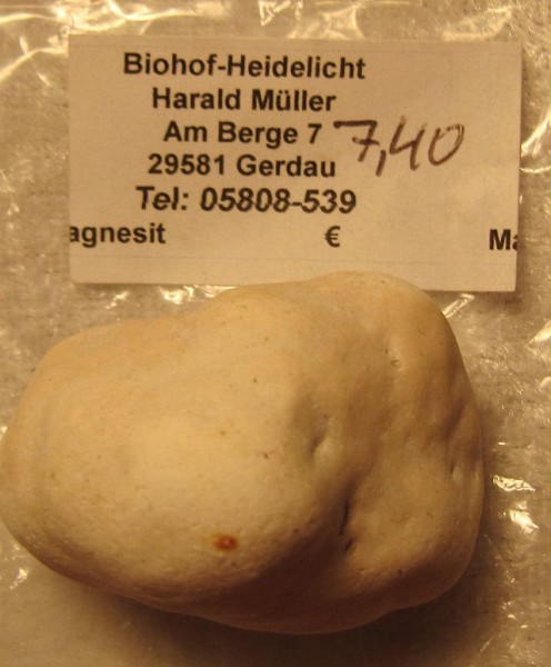 Mg Magnesiumknolle für die Wassermischung 7,40 