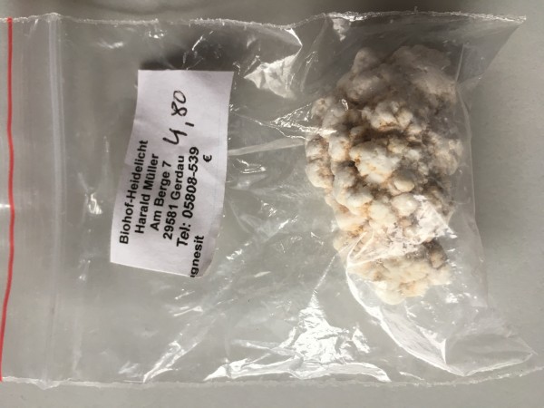 Mg Magnesiumknolle für die Wassermischung