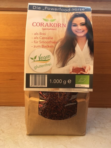 Corakorn biologisch ungemahlen - ganze Körner - 1 kg