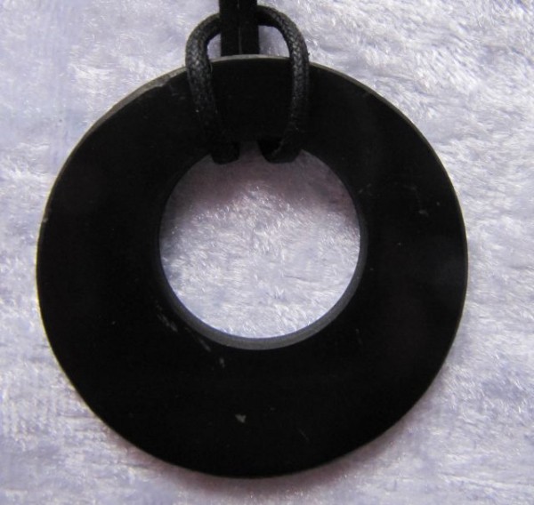 Schungitkette Rund am Band