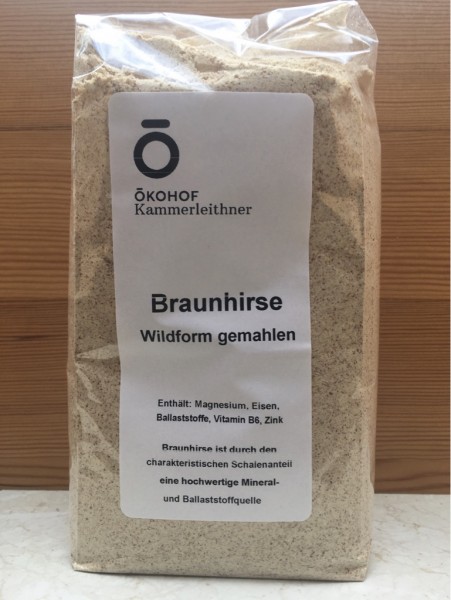 Braunhirse gemahlen 1 kg - konventionell