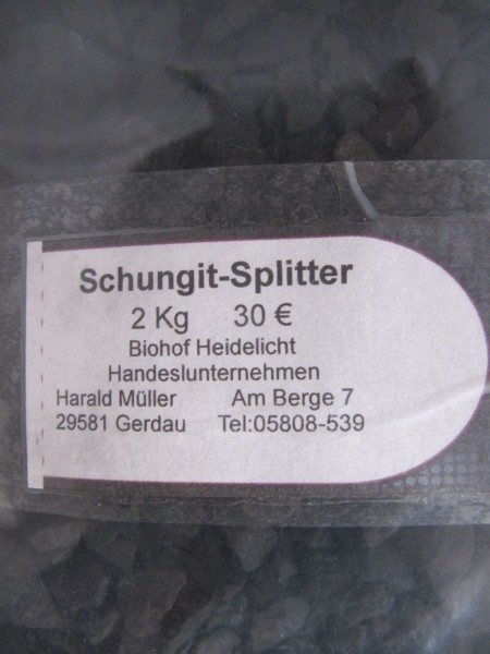 Schungit Splitter 2 kg
