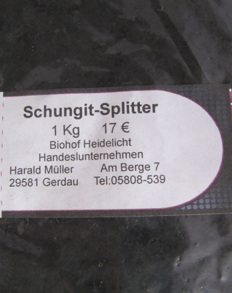 Schungit Splitter 1 kg