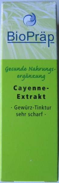 Cayenne Extrakt Gewürz Tinktur 20 ml Flasche