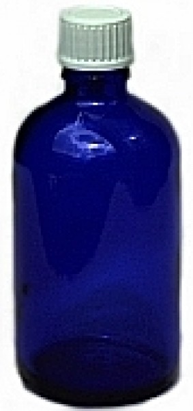 Blauglasflasche mit Tropfverschluss 100 ml