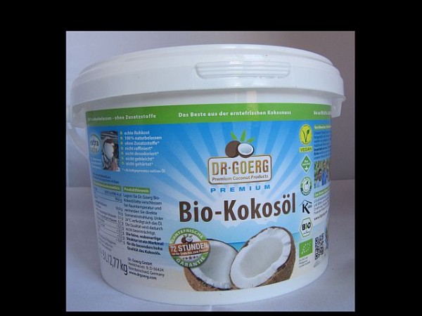 Premium Bio Kokosoel 3000 ml Eimer