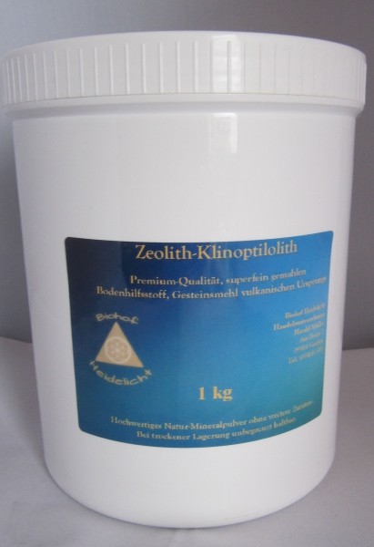 Zeolith feinst vermahlen 1 kg Dose