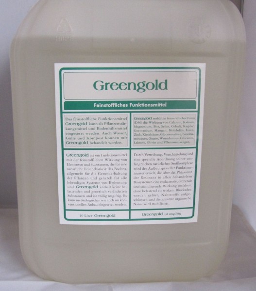 Greengold 10 Liter Kanister