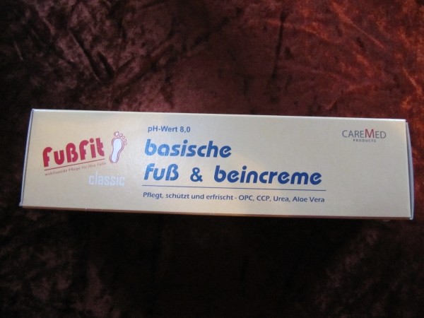 Caremed basische Fuss-und Beincreme 150 g