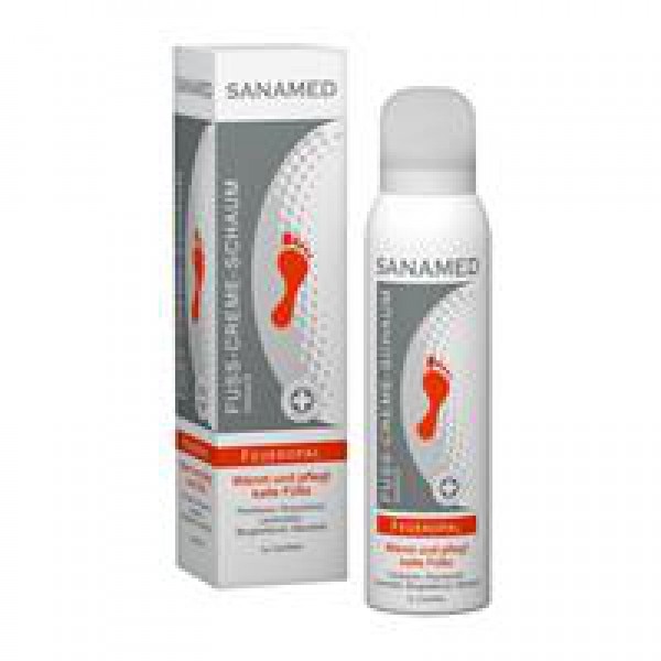 Sanamed Fuss-Creme-Schaum Feueropal 150 ml